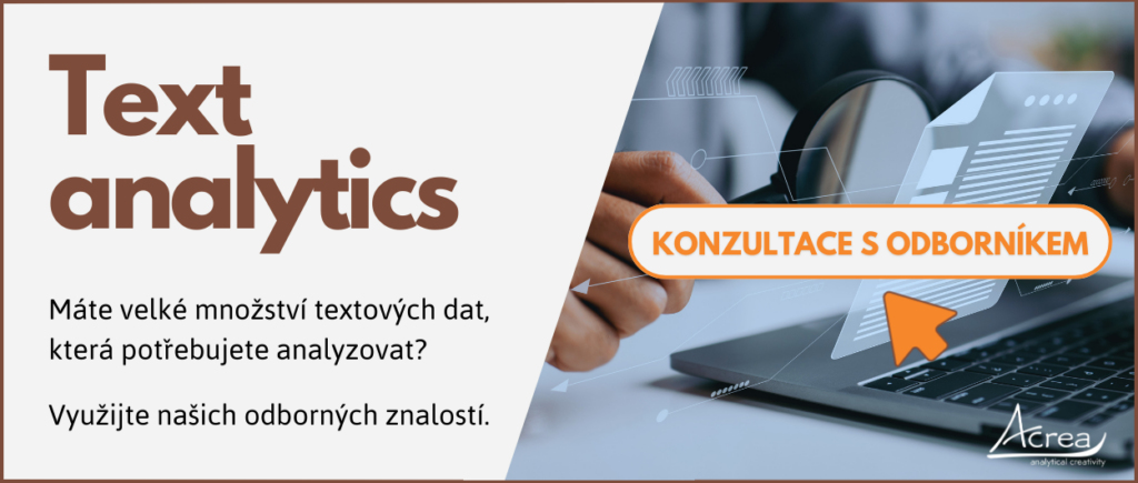 Text analytics - konzultace